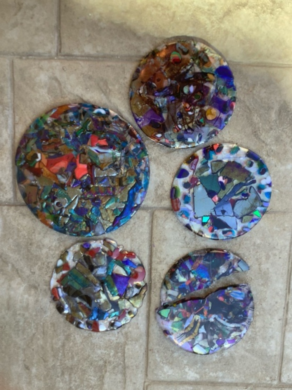 Handmade Fused COE 90 Scrap Glass – Set for Art Projects